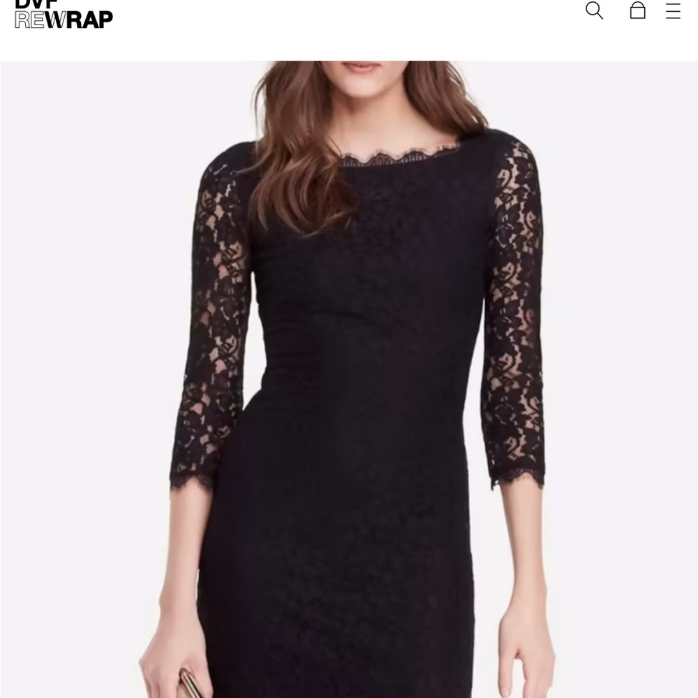 Diane Von Furstenberg Zarita Lace Dress sz 2